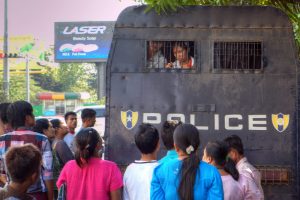 Myanmar: Police raid on protestors