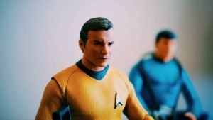 model of Captain Kirk, Star Trek